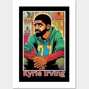 Kyrie Irving Victor illustration design Posters and Art